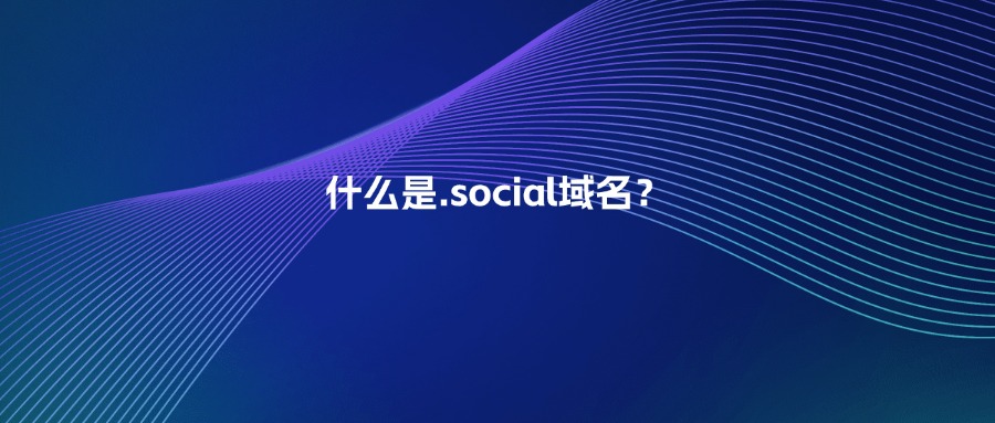 什么是.social域名？